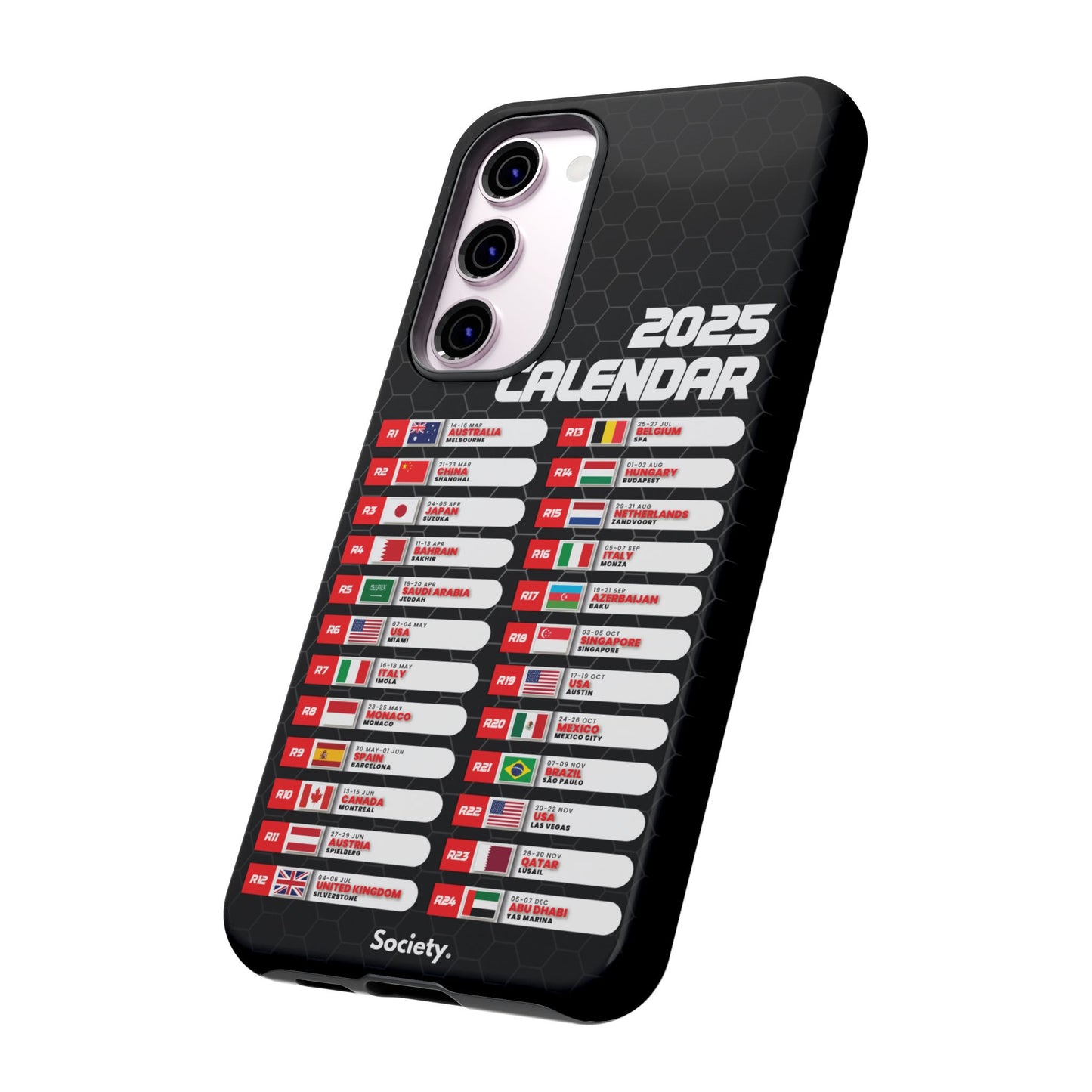 F1 2025 Calendar | Tough Cases