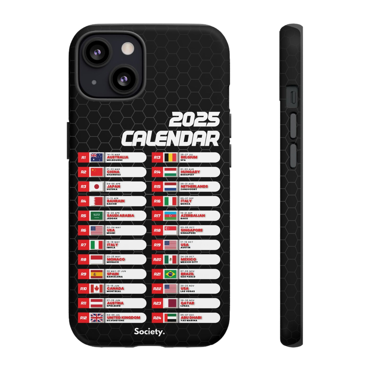 F1 2025 Calendar | Tough Cases